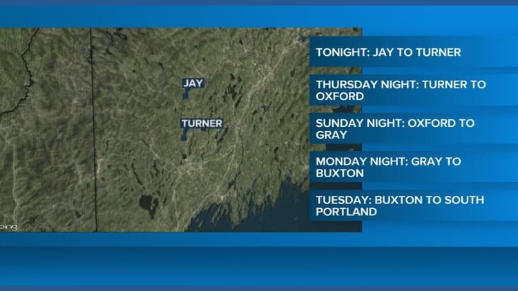 Second of nine generators begins journey from Jay to South Portland, police warn of traffic delays