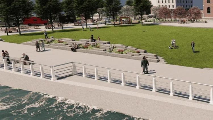First Light Commons park, honoring Wabanaki heritage and the Underground Railroad, coming to Portland's eastern waterfront
