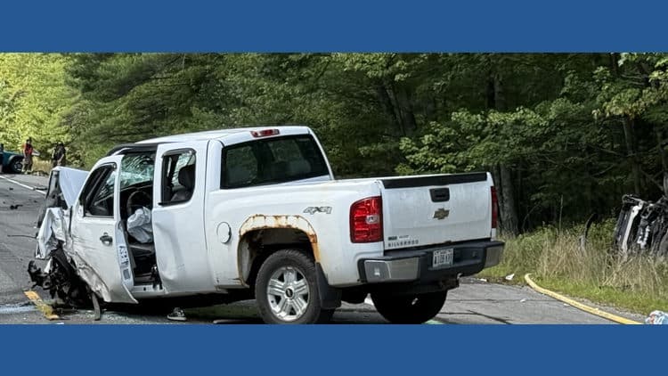 Lebanon crash ejects woman and traps father, daughter in vehicle fire