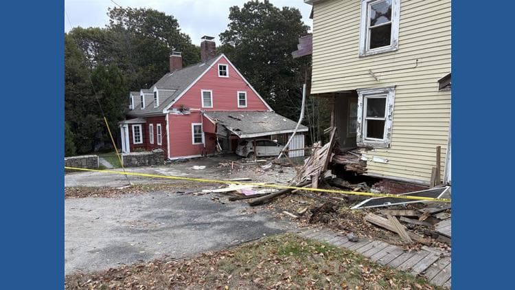 One killed, one injured after truck crashes into 2 Ellsworth homes