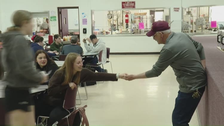 An employee at Caribou High School was honored with a national education award. He’s a custodian.